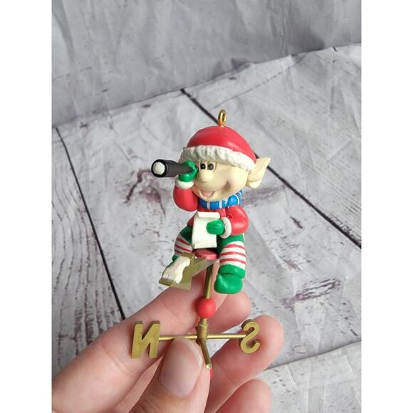 Noma Ornamotion Vintage Rotating Ornament " Weather Watch" No Plug Read - Picture 5 of 7